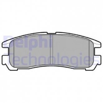 LP955 Delphi Комплект тормозных колодок из 4 шт. дисков