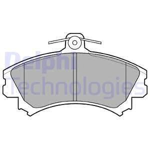 LP993 Delphi Комплект тормозных колодок из 4 шт. дисков