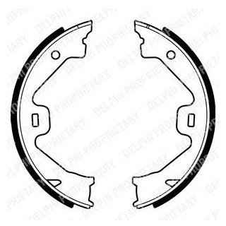 DELPHI ROVER гальм. колодки задн. 75 2.0 CDTi 03-05 LS1930