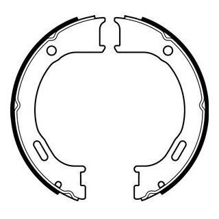 LS2076 Delphi Гальмівні колодки, барабанные