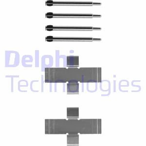 LX0006 Delphi Монтажный компл.,тормоз.колодки