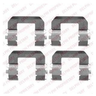 DELPHI установчий к-кт. гальм. колод. HYUNDAI TUCSON LX0413