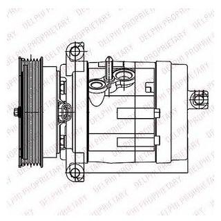 TSP0155984 Delphi Компрессор кондиціонера