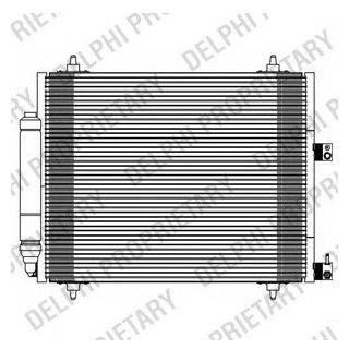 TSP0225595 Delphi DELPHI CITROEN Радиатор кондиционера C8,Jumpy,Fiat Ulysse,Peugeot 807,Expert 02-