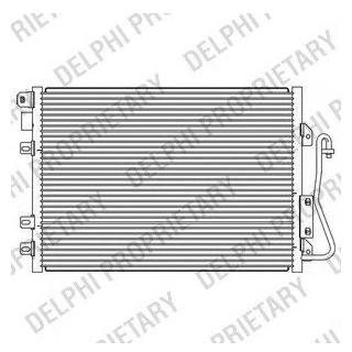 TSP0225620 Delphi DELPHI RENAULT Радіатор кондиціонера (конденсатор) Kangoo 97-