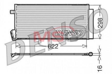 DCN09018 DENSO Конденсер кондиціонера