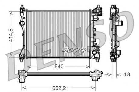 DRM01005 DENSO Радіатор