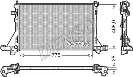 DRM23093 DENSO Радіатор Master / Movano / NV400 "10>>