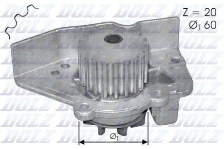 N405 DOLZ Насос системи охолодження