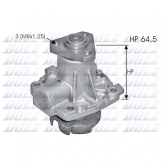 S-248 DOLZ DOLZ FIAT Помпа воды Sedici 06-,Suzuki Grand Vitara 05-,Swift,SX4 05-