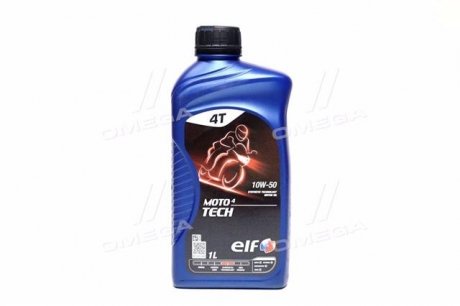 213949 ELF Олива моторна ELF MOTO 4 TECH 10W-50 (Каністра 1л)