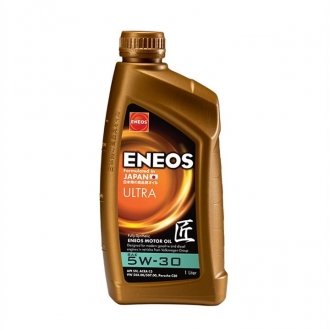 EU0025401N Eneos Масло ДВС 5W-30 ENEOS X ULTRA API SP/SN Plus, ACEA C3, VW 504.00/507.00, 1л, синт.