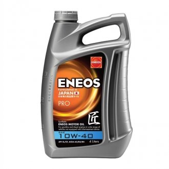 EU0040301N Eneos Масло ДВС 10W-40 ENEOS PRO API SL/CF, ACEA A3/B4, 4л, п/синт.