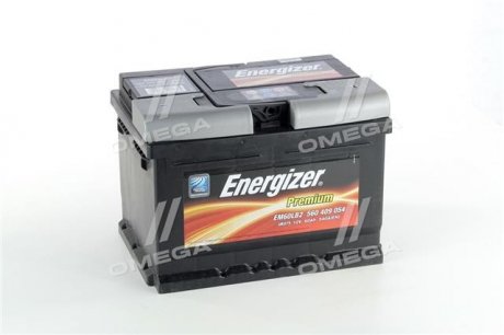 560 409 054 Energizer Аккумулятор 60Ah-12v Energizer Prem. (242х175х175), R, EN540