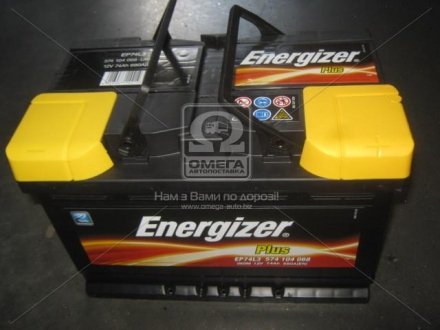 574 104 068 Energizer Аккумулятор 74Ah-12v Energizer Plus (278х175х190), R, EN680
