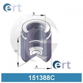 151388-C ERT Поршень супорта