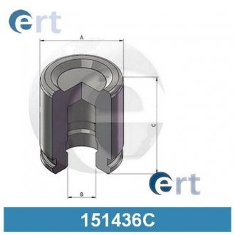 151436-C ERT ERT поршень супорта CHRYSLER VOYAGER IV -08