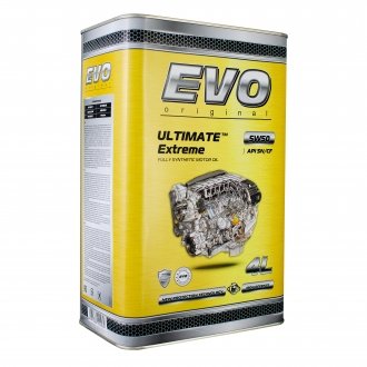 U E 4L 5W-50 EVO ULTIMATE Extreme 5W50 4Lx4