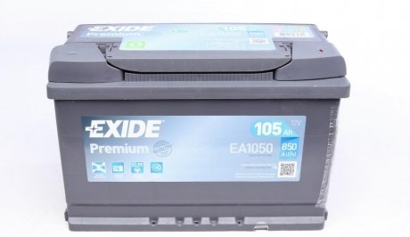 EA1050 EXIDE Стартерна батарея (акумулятор) EXIDE EA1050