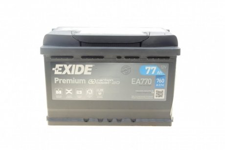 EA770 EXIDE Стартерна батарея (акумулятор) EXIDE EA770