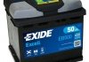 EB500 EXIDE Батарея аккумуляторная Exide Excell 12В 50Ач 450А(EN) R+ EB500 (фото 5)