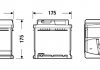 EB712 EXIDE Батарея аккумуляторная Exide Excell 12В 71Ач 670А(EN) R+ EB712 (фото 4)