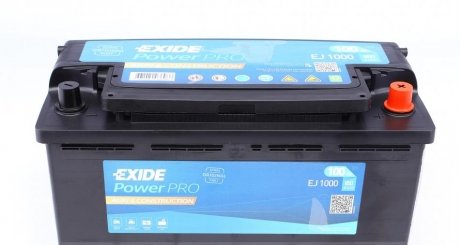 EJ1000 EXIDE Стартерна батарея (акумулятор) EXIDE EJ1000