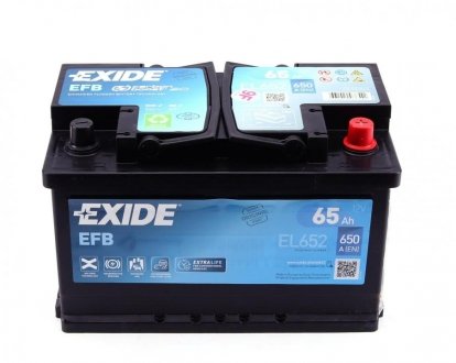 EL652 EXIDE Стартерна батарея (акумулятор) EXIDE EL652