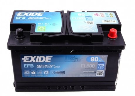 EL800 EXIDE Стартерна батарея (акумулятор) EXIDE EL800