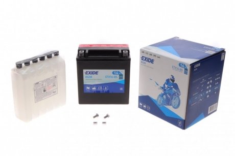 ETX16-BS EXIDE Стартерна батарея (акумулятор) EXIDE ETX16-BS