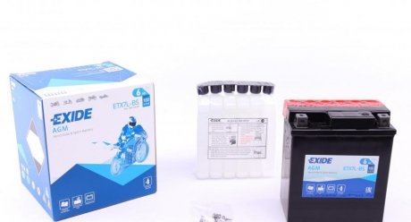 ETX7L-BS EXIDE Стартерна батарея (акумулятор) EXIDE ETX7L-BS