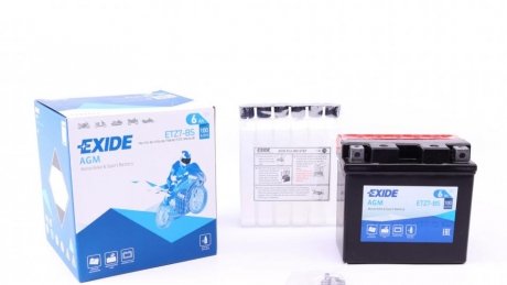 ETZ7-BS EXIDE Стартерна батарея (акумулятор) EXIDE ETZ7-BS