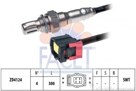 10.8175 FACET Датчик кисню (лямбда-зонд) Mercedes Benz W204/212/213/221/222 M157/276/278 11-> (10.8175) FACET