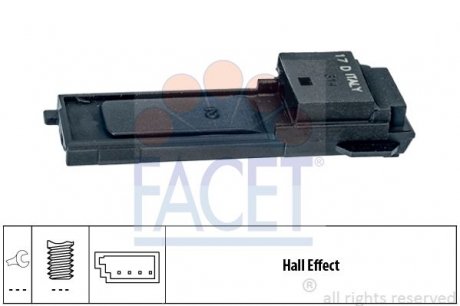 7.1314 FACET Датчик стоп-сигнала BMW 1 (E81, E87) 06- (7.1314) FACET