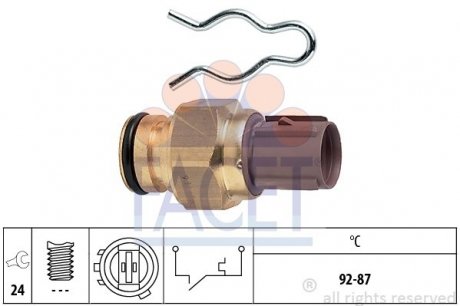 7.5285 FACET Датчик включения вентилятора Honda Accord vi 2.3 (cl3) (01-03) (7.5285) FACET