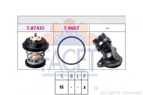 7.8799K FACET Термостат Audi A4 1.8 tfsi (08-15) (7.8799K) FACET