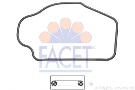 7.9552 FACET Кільце ущільнювача термостата Opel Astra h 2.0 (04-10) (7.9552) FACET