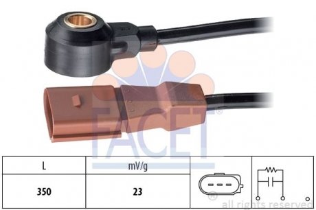 9.3118 FACET Датчик детонации VW Bora 1.6 (98-05) (9.3118) FACET