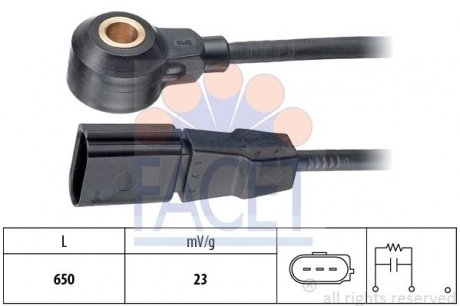 9.3162 FACET Датчик детонации Audi A6 3.0 (04-06) (9.3162) FACET