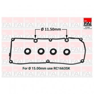 RC1662SK FAI FAI VW Прокладка крышки головки цилиндра Audi A1/3,Skoda Fabia II,Octavia II,Rapid,SuperB,Caddy III,Golf VI,Passat 1.6TDI 09-