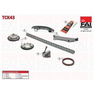 TCK43 FAI TCK43 FAI Цепь ГРМ, комплект