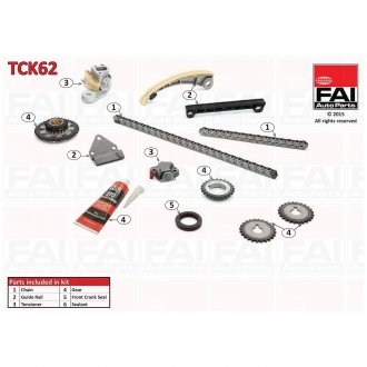 TCK62 FAI TCK62 FAI Цепь ГРМ, комплект