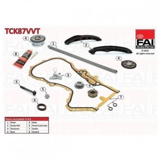 TCK87VVT FAI TCK87VVT FAI Цепь ГРМ, комплект