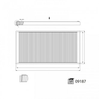 09187 FEBI BILSTEIN Фильтр салона