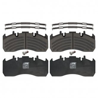 Комплект гальмівних колодок, дискове гальмо 16906