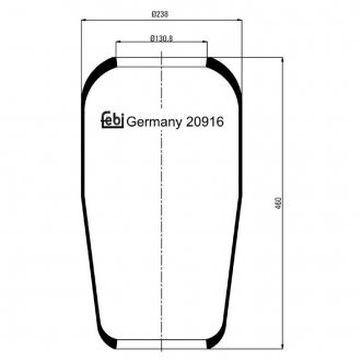 Подушка амортизуюча 20916