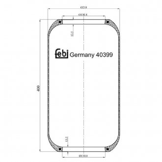 40399 FEBI BILSTEIN Пневмоподушка