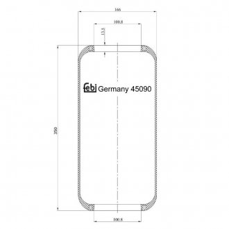45090 FEBI BILSTEIN Подушка амортизуюча
