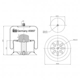 Подушка амортизуюча 45897