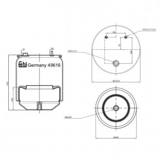 49616 FEBI BILSTEIN Подушка амортизуюча